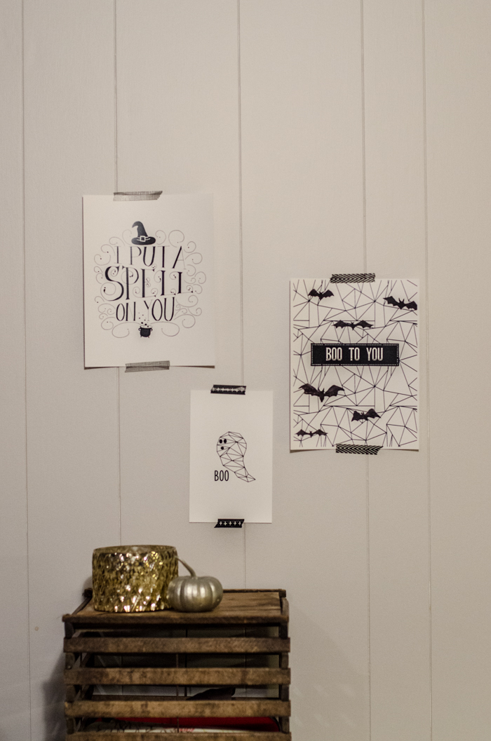 Boo! Geometric Ghost Free Printable- perfect for Halloween!