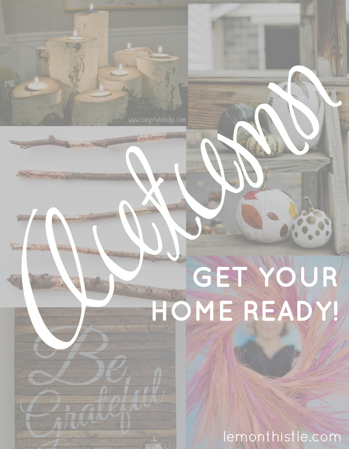 6 DIYs to Get your home Autumn Ready