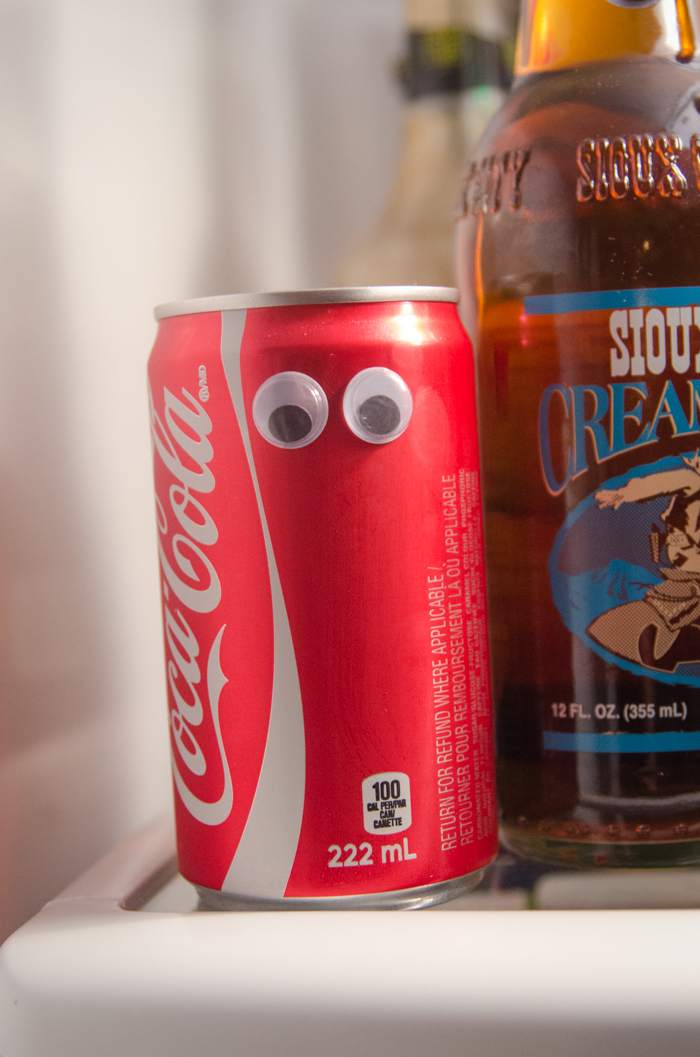 What a fun idea! A spooky fridge surprise!!
