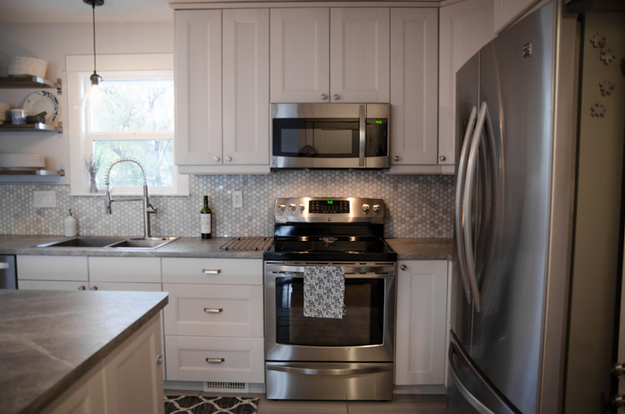 Before and After - DIY Kitchen Renovation