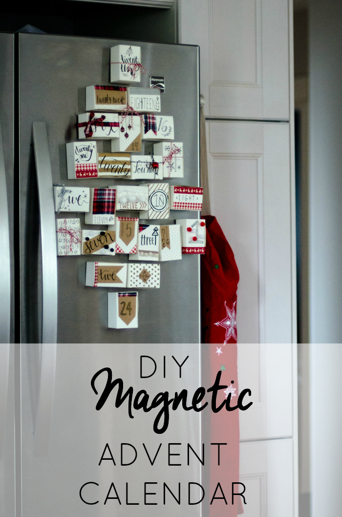 DIY Magnetic Advent Calendar