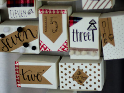 DIY Magnetic Advent Calendar
