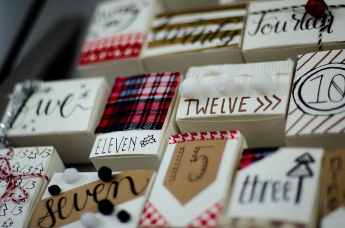 DIY Magnetic Advent Calendar