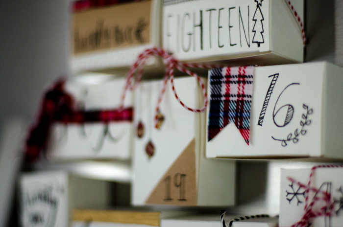 DIY Magnetic Advent Calendar