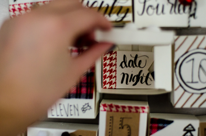 DIY Magnetic Advent Calendar