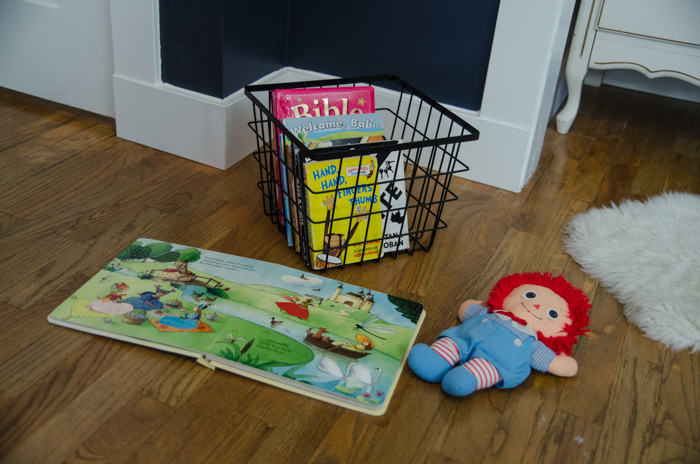 Simple Storage Solution! Book Baskets on Hooks