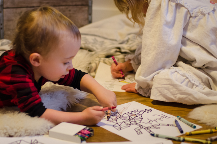 3 Free Geometric Holiday Colouring Sheets