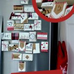 DIY Advent calendar idea on the fridge!