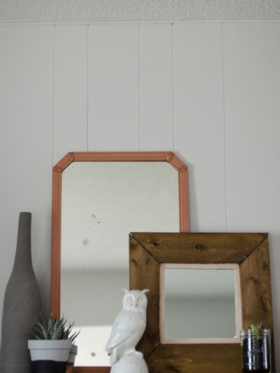 DIY Rustic Mirror out of Free Pallet Wood!