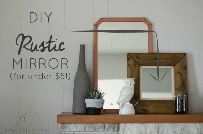 DIY Rustic Mirror out of Free Pallet Wood! 