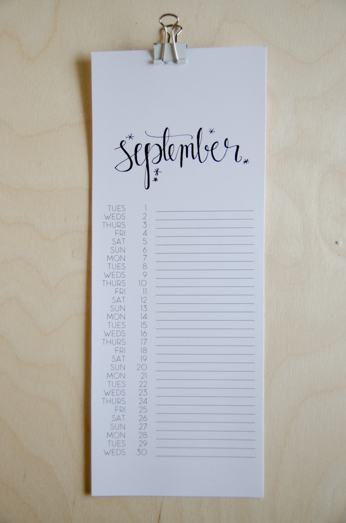 Free Printable 2015 Calendar