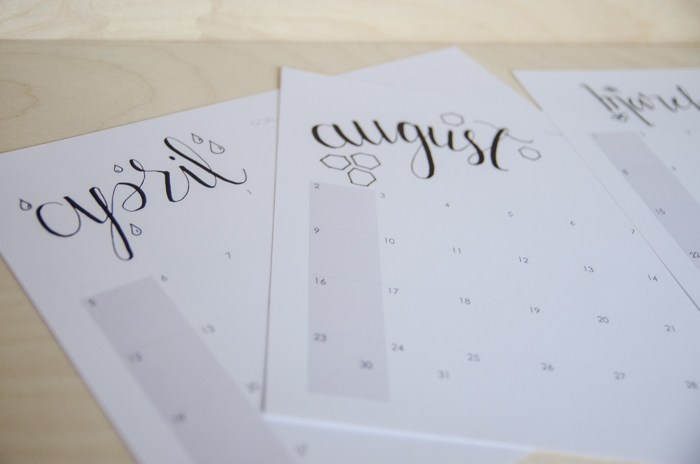 Free Printable Calendar for 2015
