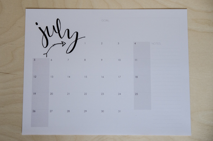 Free Printable Calendar for 2015