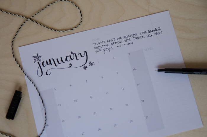 Free Printable 2015 Calendar