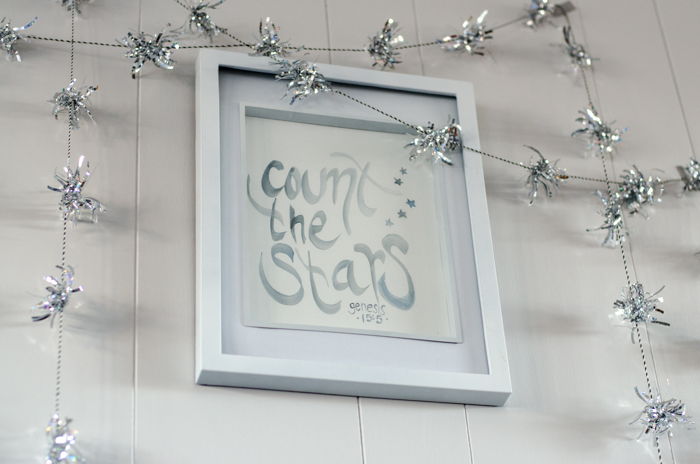 DIY Sparkly Garland (perfectly for New Years Eve!)