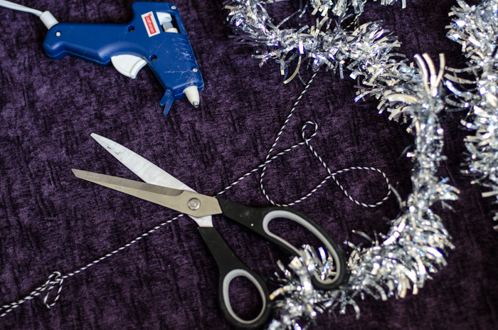 DIY Sparkly Garland (perfectly for New Years Eve!)