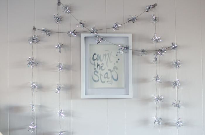 DIY Sparkly Garland (perfectly for New Years Eve!)