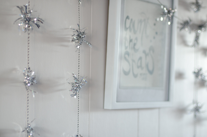 DIY Sparkly Garland (perfectly for New Years Eve!)
