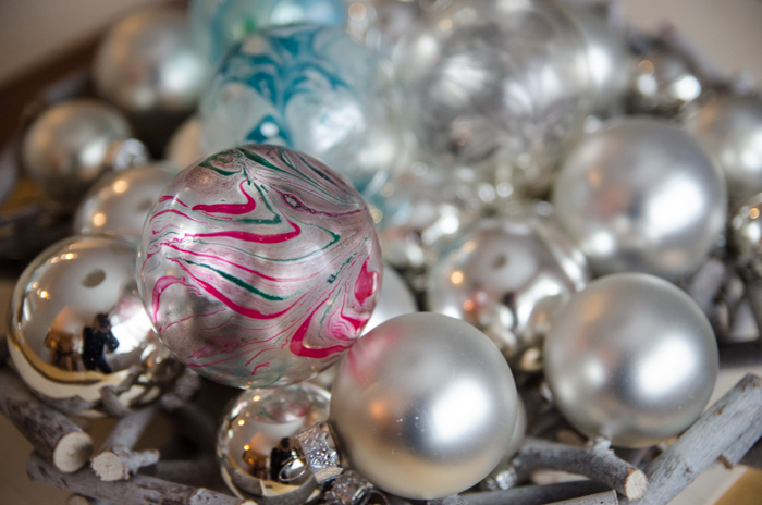 DIY Hand Marbled Ornaments and Tags 3 ways!