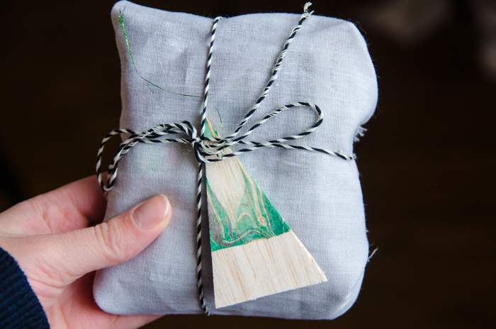DIY Hand Marbled Ornaments and Tags 3 ways!