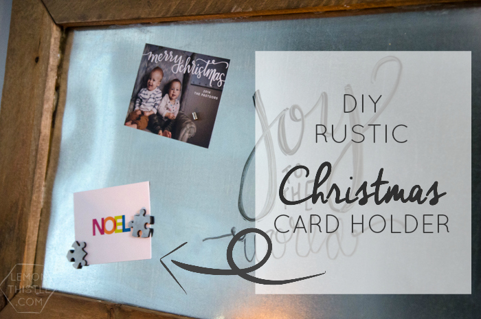 DIY Metal 'Whiteboard' for a meal plan!