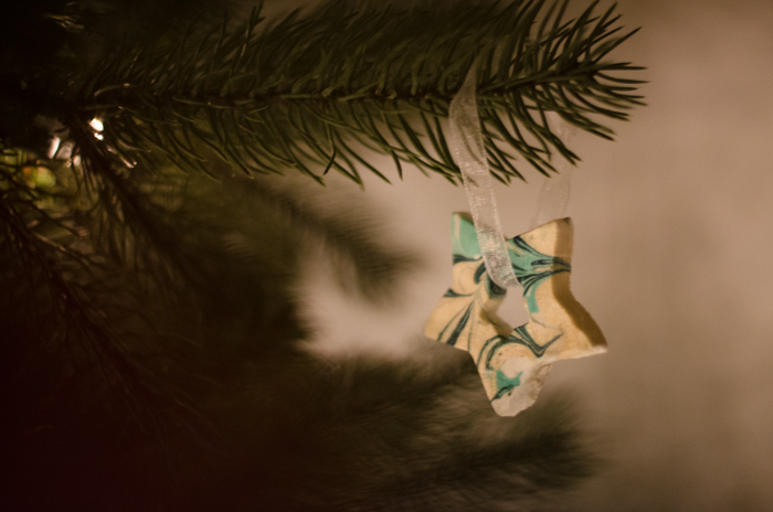 DIY Hand Marbled Ornaments and Tags 3 ways!