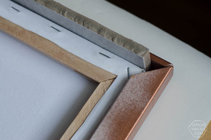DIY Constellation Painting and Copper Frame