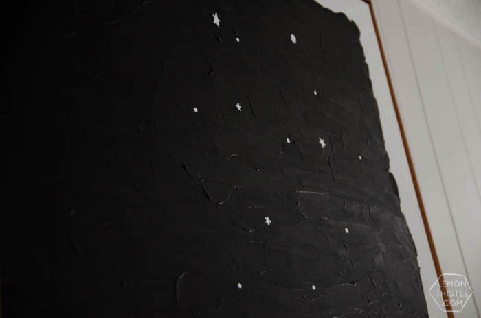 DIY Constellation Painting and Copper Frame