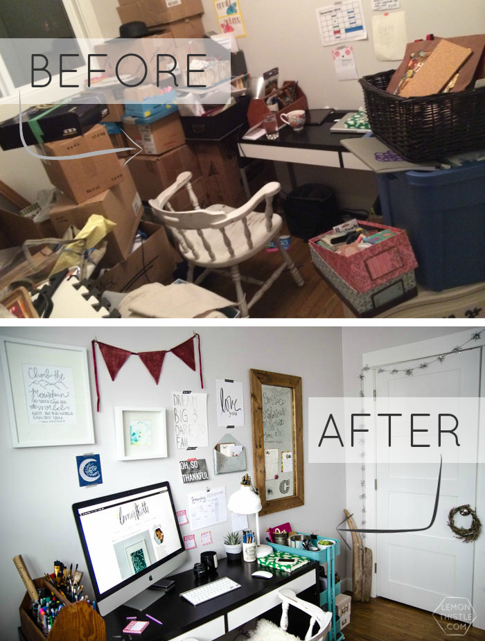 Before and After- Office Progress, Practical Tips to create a workspace that inspires you