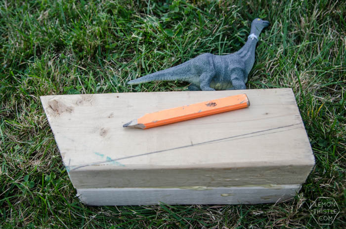 DIY Dinosaur Door Stop- An Anthropologie Knock Off!