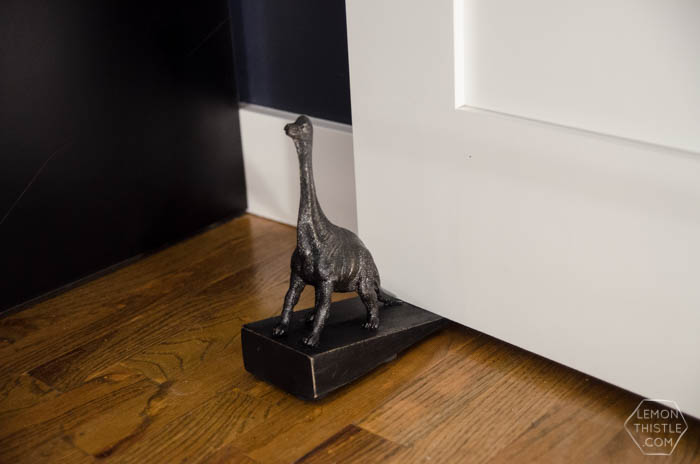 DIY Dinosaur Door Stop- An Anthropologie Knock Off!