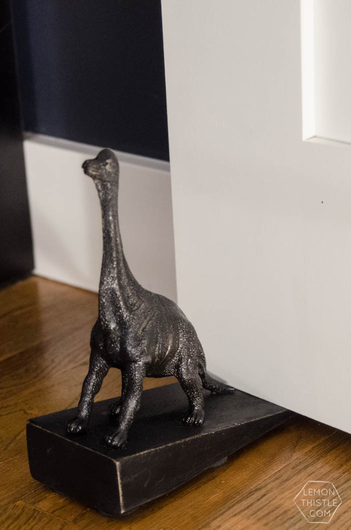 DIY Dinosaur Door Stop- An Anthropologie Knock Off!