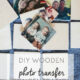 DIY Wooden Photo Transfer Memory Game- what a fun gift idea! I loved Concentration as a kid