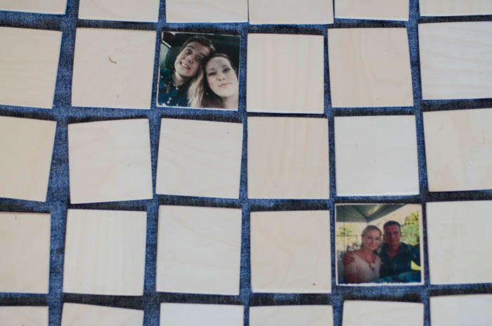 DIY Wooden Photo Transfer Memory Game- what a fun gift idea! I loved Concentration as a kid