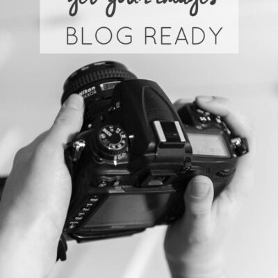 Camera to Web- Blog Photos Process