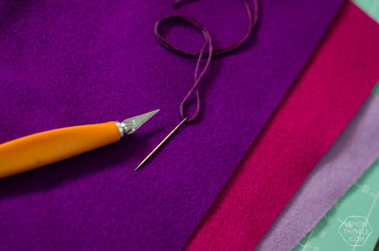 DIY Ombre XO Felt Garland- perfect for Valentines Day!