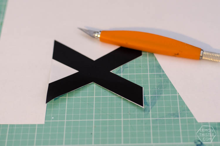 DIY Ombre XO Felt Garland- perfect for Valentines Day!