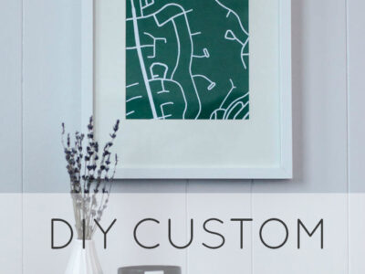 DIY Custom Street Map Wall Art (Step by step!)