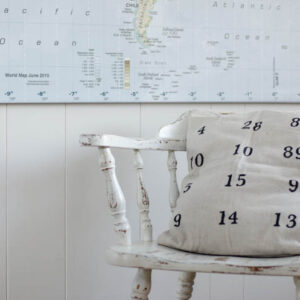 DIY Special Dates Pillow- I love meaningful home decor
