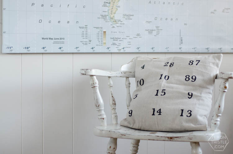 DIY Special Dates Pillow- I love meaningful home decor