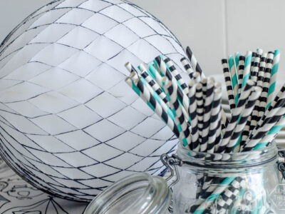 DIY Colour Edged Honeycomb Party Balls- So fun!