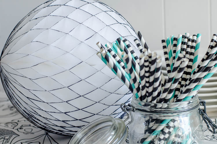 DIY Colour Edged Honeycomb Party Balls- So fun! 