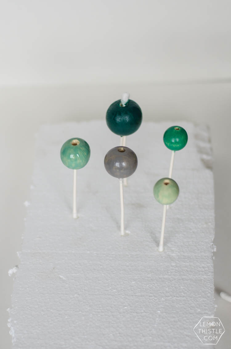 DIY Pinch Proof Wooden Bead Necklace- perfect for St Patrick's Day!