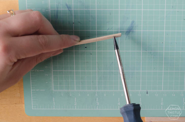 DIY Watercolor Wooden Stars Mobile for a Nursery- So Dreamy!