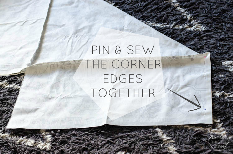 DIY Square Pouff with Sneaky Storage for Kids Plush Toys- what a great idea! Would work for extra pillows or blankets too