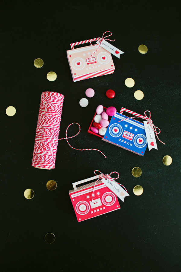 DIY Boombox Valentine's Lemon Thistle