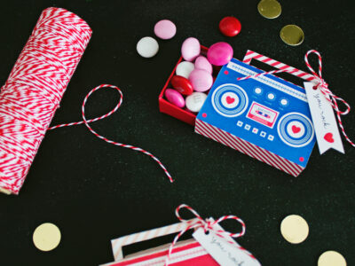 DIY Boombox Valentine's (Free Printable) | Like-The-Cheese for Lemon Thistle