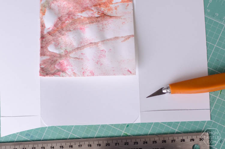 DIY Finger Painted Envelope Valentines- perfect for grandparents!
