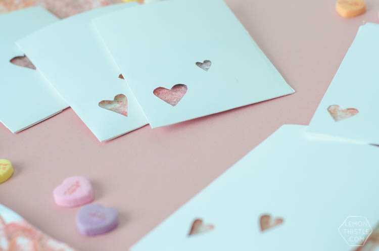 DIY Finger Painted Envelope Valentines- perfect for grandparents!