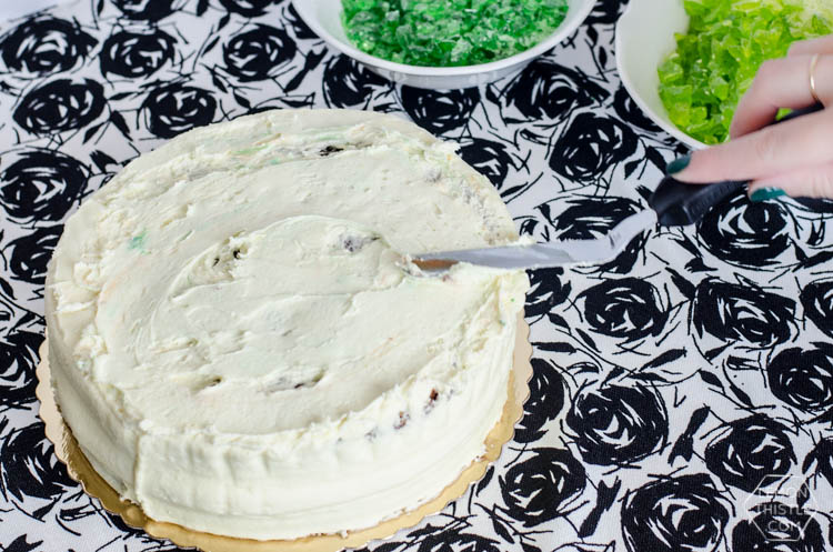 DIY Candy Coated Grocery Store Cake Makeover